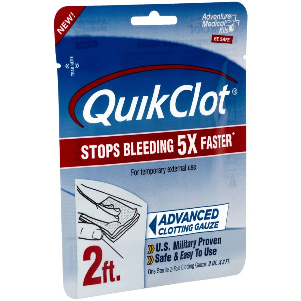 Adventure Medical 3in X 2ft QuikClot Gauze