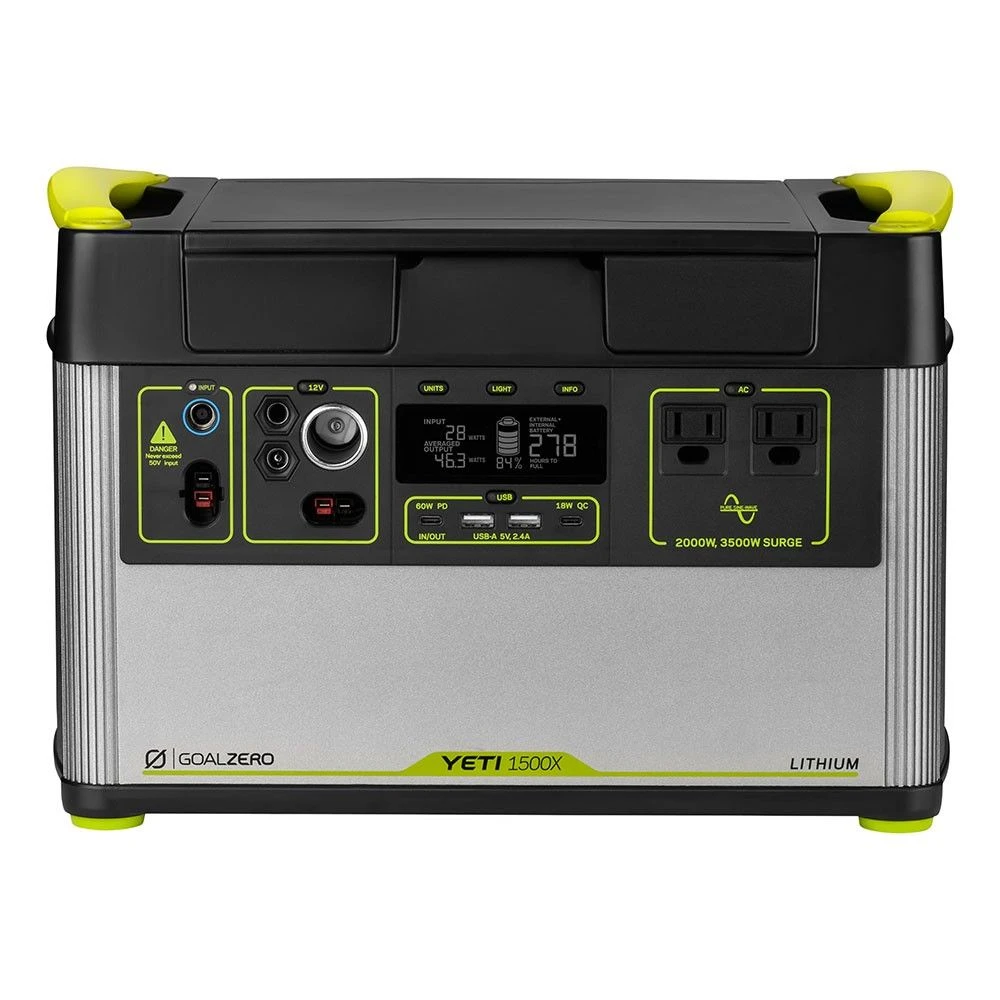 Goal Zero Yeti 1500x Power Station + Boulder 100 Briefcase Kit - Image 2