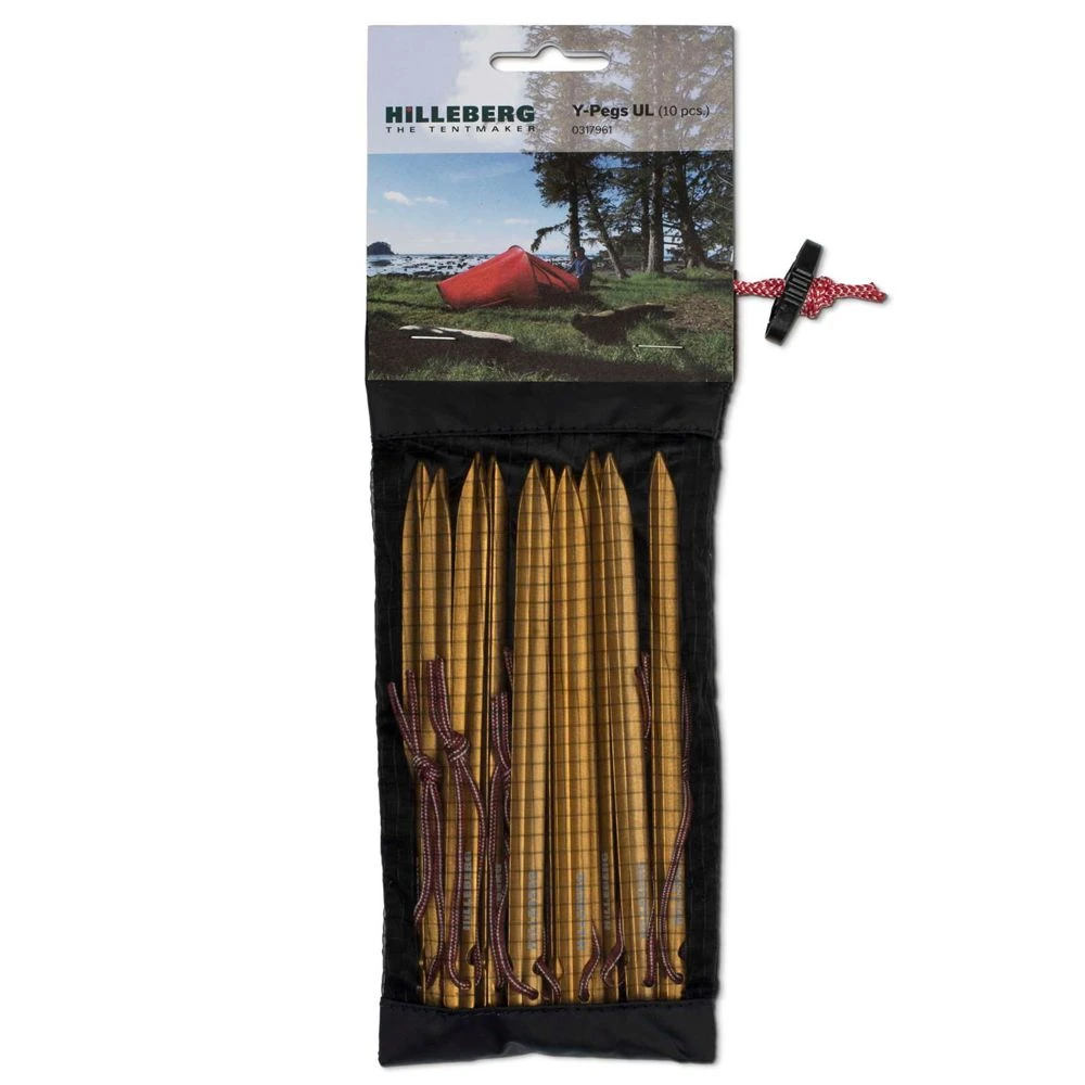 Hilleberg Y-Peg UL 10 Pack Tent Stakes - Image 2