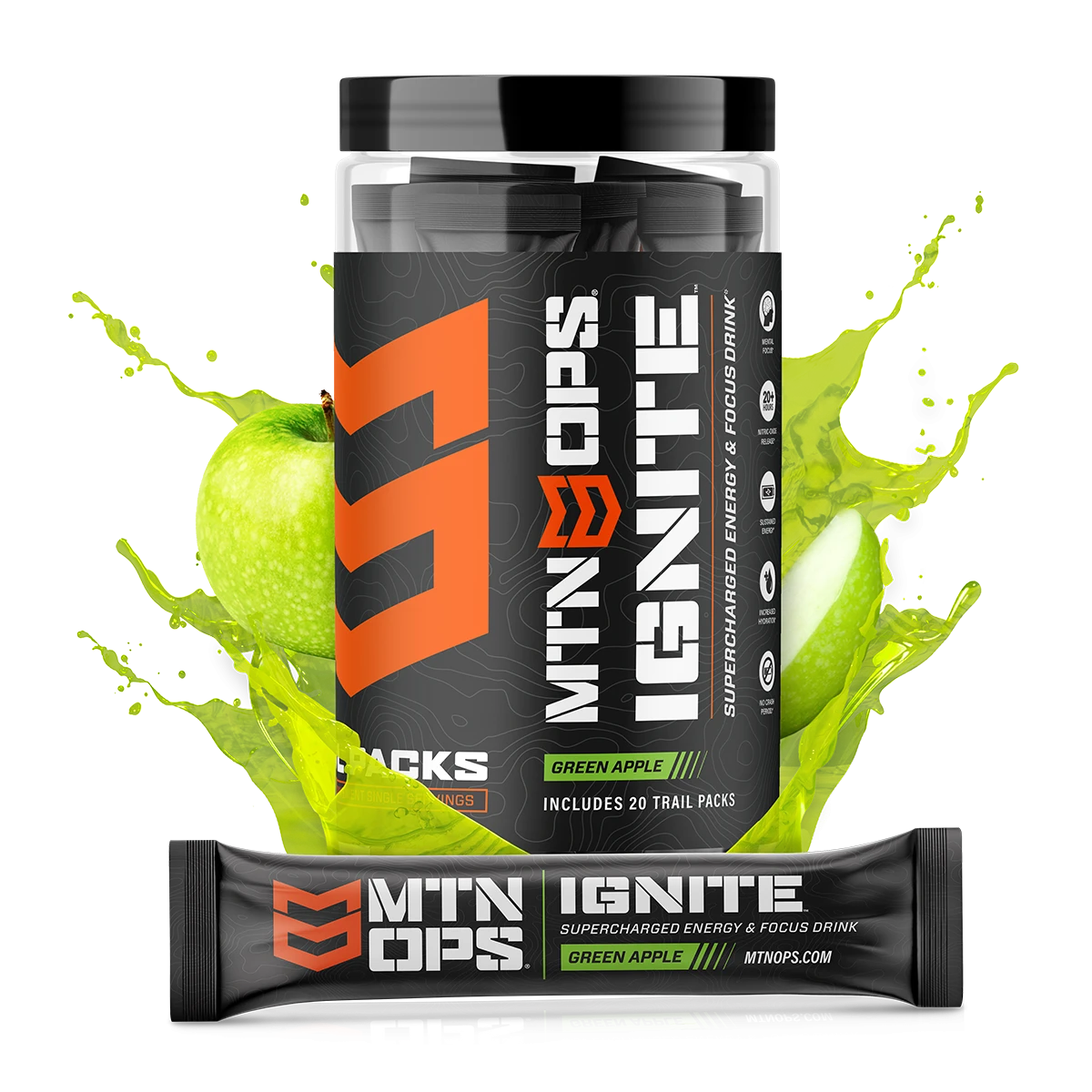 MTN OPS Ignite Trail Packs - Supercharged Energy And Focus