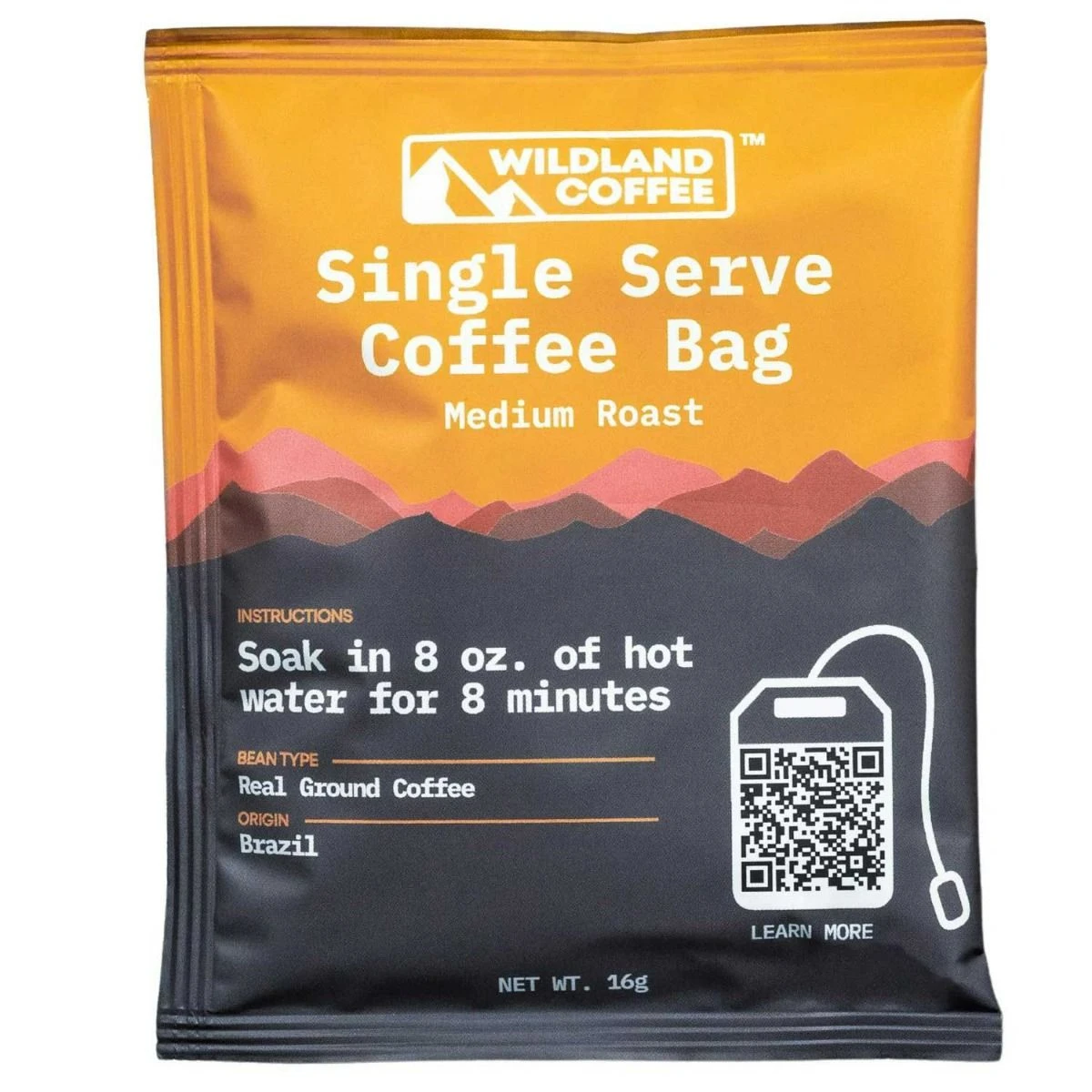 Wildland Coffee Medium Roast Steepable Coffee Bags - 10 Pack
